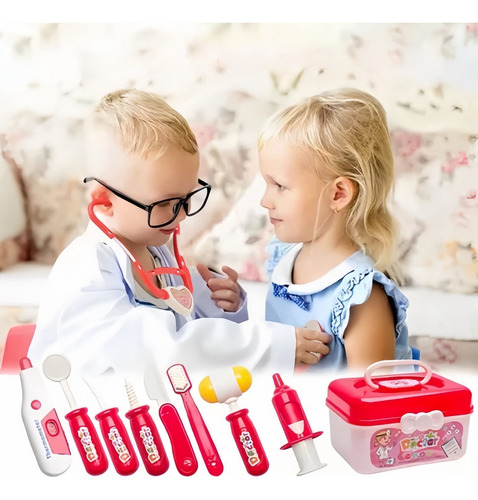 Juego De Juguetes Médicos De Rol Para Niños Con Luces, 52 Pi
