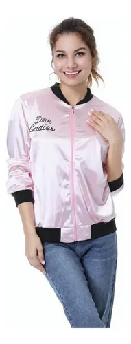 Pink Ladies Chamarra De Béisbol Rosa Cosplay De Disfraz 2024