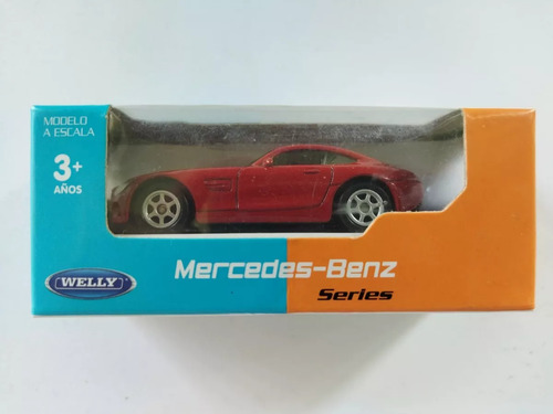 Welly Mercedes Benz Series Coupé Rojo 1/64 Metal Cars