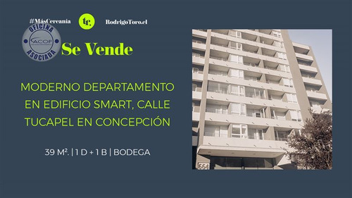 Departamento En Venta, Edificio Smart; Concepción Centro