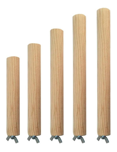 Percha Madera Recta 20-80 Cm 