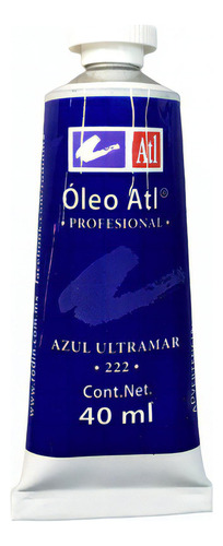 Oleo Atl T-14 Tubo De 40 Ml Color A Escoger Pintura Color del óleo 222 Azul ultramar