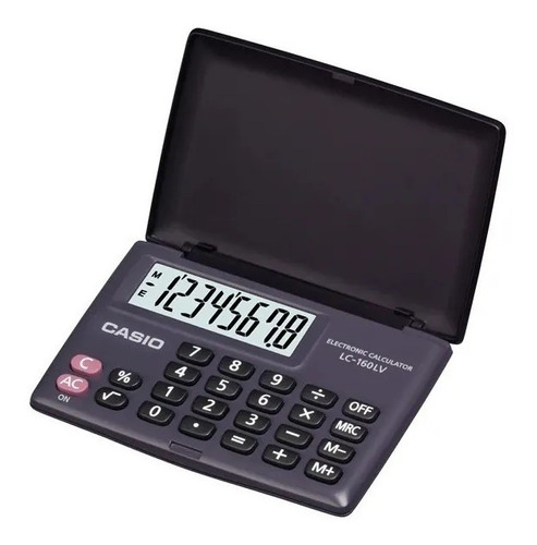 Calculadora Portatil Casio Lc-160lv-bk Negro