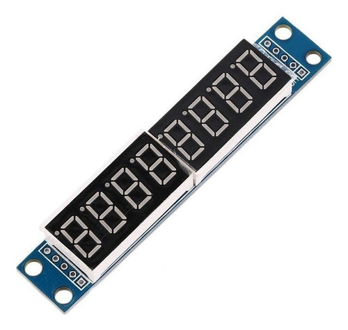 Kit 2 Placas Display 7 Segmentos 8 Dígitos Rojos Max7219