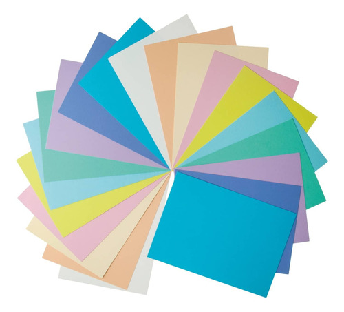 Cartulina T/carta Surtida Colores Pasteles Pointer 20h