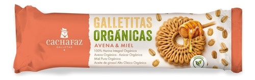 Galletitas Cachafaz Organicas Avena Y Miel 170 G.