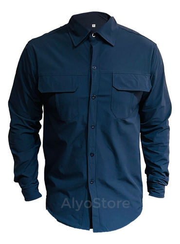 Camisa Outdoor Tactel Nylon +uv Pro Secado Rápido Hombre