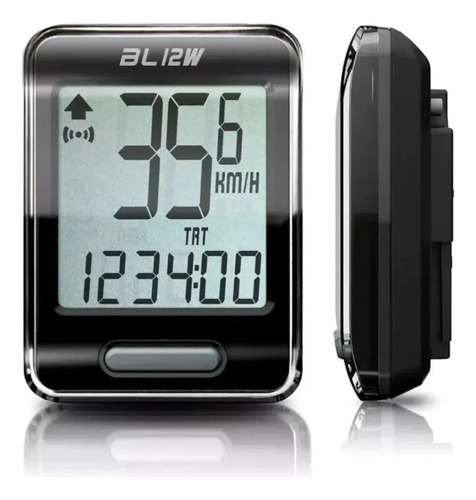 Computadora Bicicleta Echowell Bl12w Wireless Color Negro