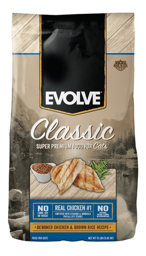 Evolve Cat Classic Chicken - Pollo 3 Lb - 1.36 Kg