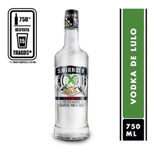 Vodka Smirnoff Lulo  X750ml - L a $61