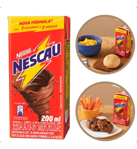 Bebida Láctea Nescau Prontinho 200ml Toddynho Achocolatado
