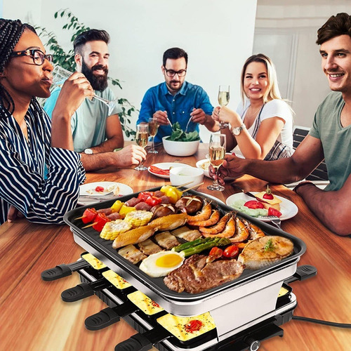 Parrilla Raclette Barbacoa Coreana Grill Korean Bbq Queso Ve