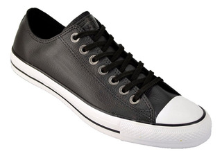 zapatillas converse all star negras cuero