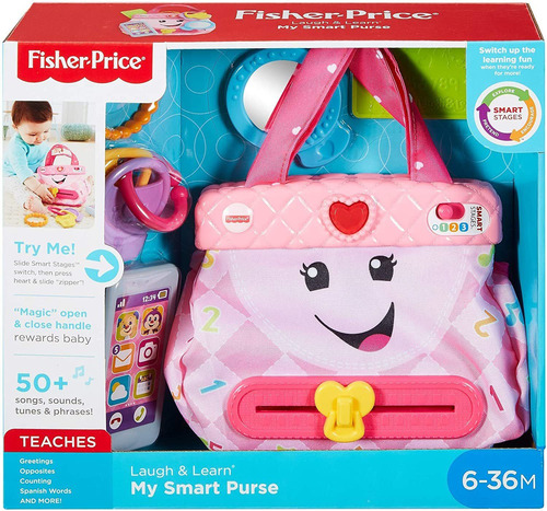 Amplificador Laugh Amp Learn My Smart Purse Rosa Musical Bab