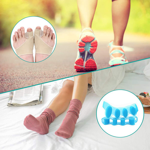 Kit De Corretores E Protetores De Joanetes, 6 Peças,