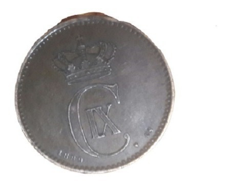 Moneda De Diinamarca 2 Ore, Año 1889