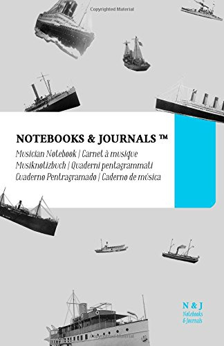 Cuaderno De Musica Notebooks & Journals Buques -coleccion Vi