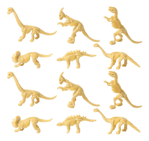 Modelo 3d De Fósil De Dinosaurio Tridimensional, 12 Piezas/2