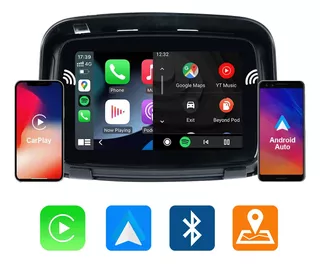 Pantalla Carplay Android Auto Inalambrica Bluetooth Sd Moto
