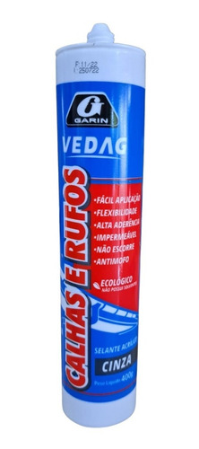 Veda Calhas Cinza Vedag Calhas E Rufos - 400g