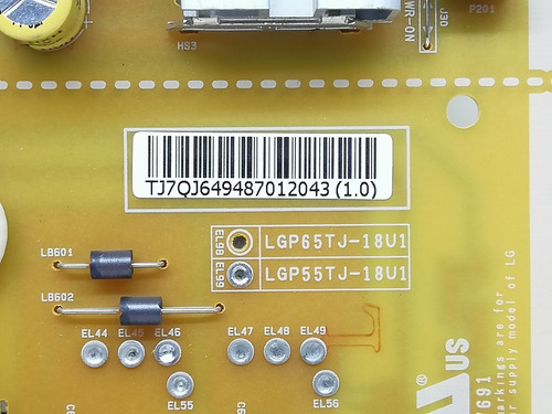 Fuente Eay64948701 | LG 55uk6250-pub (Usado)