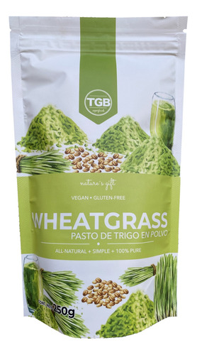 Wheatgrass 100% Puro En Polvo 250g.