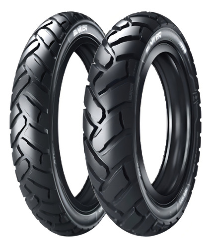 Jogo Pneus Moto Ira Bunker Adapt 60/100-17 + 80/100-14 Tt