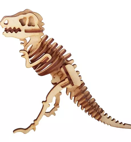 Kit Cabeça Dinossauro Tiranossauro Rex com Miniaturas Dino