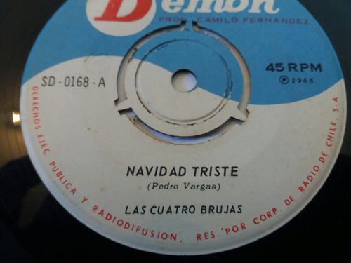 Vinilo Single De Osvaldo Quadros  Navidad Triste( V43