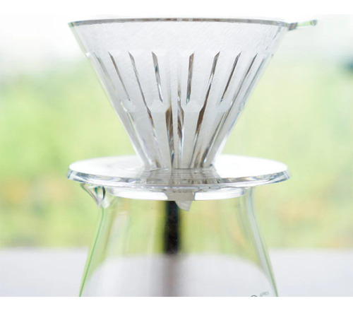 Kit Timemore Crystal Eye Brewer Set Dripper 02 Transparente