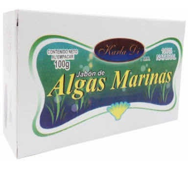 Imagen 3 de 3 de Jabon De Algas Marinas 100 Gramos