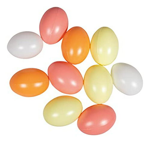 Huevos De Plástico, Ø 6cm, Albaricoque, 3906080