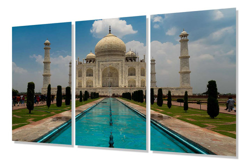 Cuadro Trip 80x120 Taj Majal India Monumento Belleza M1