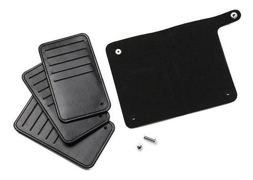 Tarjetero 30 Ranuras De Lujo Hombre Y Mujer Cafe Rojo Negro