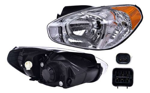 (par) Faros Manual P/halogeno Dodge Attitude 2008 2009 Depo