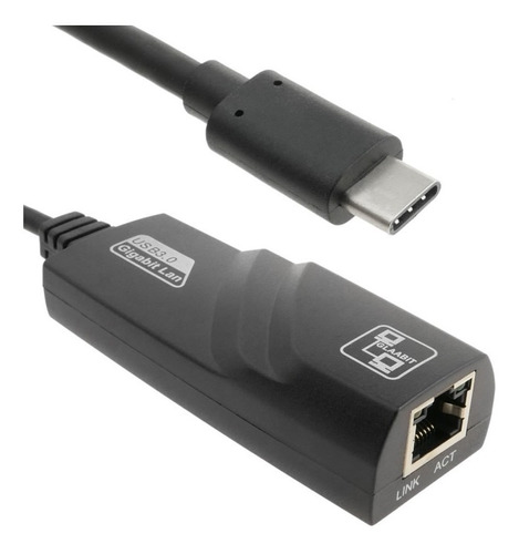 Adaptador De Red Lan Rj45 A Usb 3.0 Tipo C