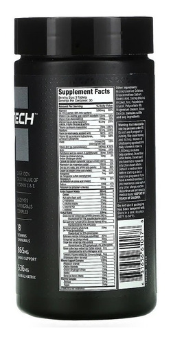 Imagem 2 de 4 de Platinum Multivitamin, Importada, Muscletech - 90 Tabletes