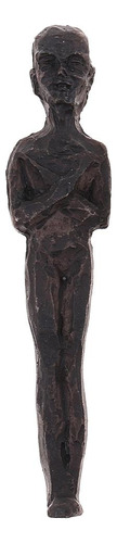 Estatuilla Momia Negra Decor Para Juegos (3.5x3.8x9.5 Cm)
