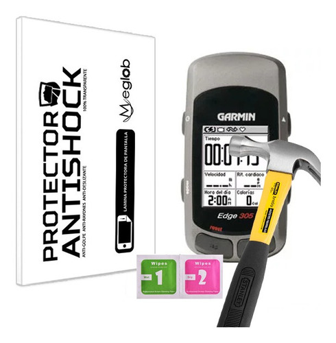 Protector De Pantalla Anti-shock Gps Garmin Edge 305