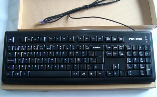 Teclado Positivo Ps2 Mod K2801 Kit Com 15 Peças Frete Grátis