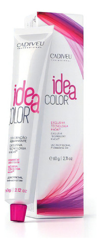  Coloração Profissional Cadiveu Idea Color 60g Todas As Cores Tom 77.66 LOURO MÉDIO INTENSO VERMELHO INTENSO