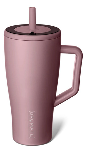 Brümate Era - 30oz Vaso Aislado 100% A Prueba De Fugas Color Rosa Tostado Liso