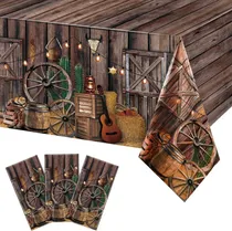 Comprar Manteles De Plástico Para Fiesta 3 Unidades 137 Cm X 183 Cm