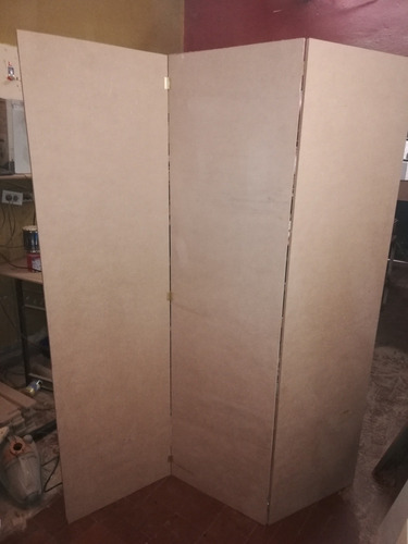 Imagen 2 de 8 de Biombo Separador De Mdf Natural Precio Por Hoja