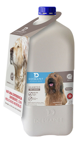 Shampoo Dermapet Intensive Wash Para Mascotas 5l