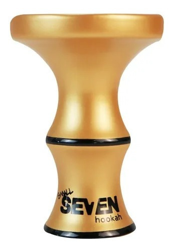 Imagem 2 de 3 de Rosh Cerâmica Para Narguile Seven Small + Borracha - Dourado