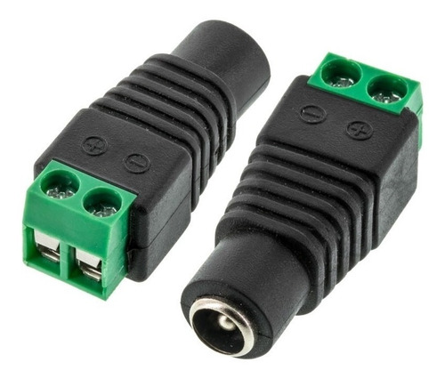 Imagen 1 de 1 de Ficha Plug Hembra 5.5 X 2.1mm A Bornera -pdiy-