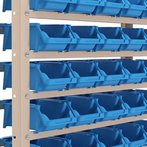 Kit Estante Gaveteiro Organizador 25 Gavetas Nº3 Azul Presto