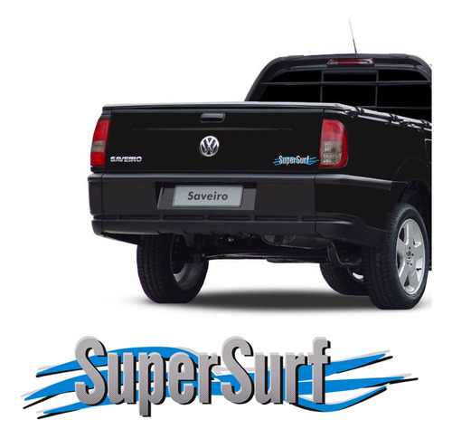 Adesivo Super Surf Azul/cinza 2003/2008 Modelo Original