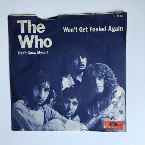 Vinilo De The Who Wont Get Fooled Again Sencillo 7 45rpm